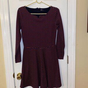 Gap Women’s Long Sleeve Striped Dress